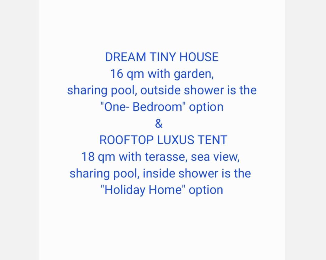 בית נופש Dream Tiny House Or Luxus Tent With Pool