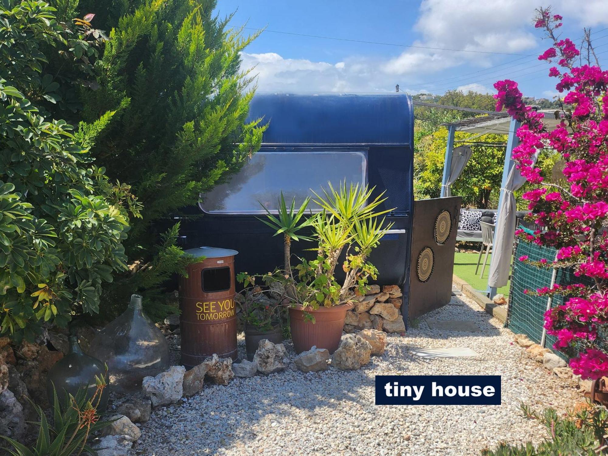 בית נופש Dream Tiny House Or Luxus Tent With Pool